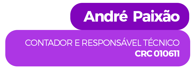 André Paixão - Contador e Responsável Técnico - CRC 010611